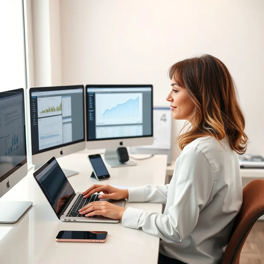 Una Asistente virtual Administrativa Remoto realiza tareas ejecutivas