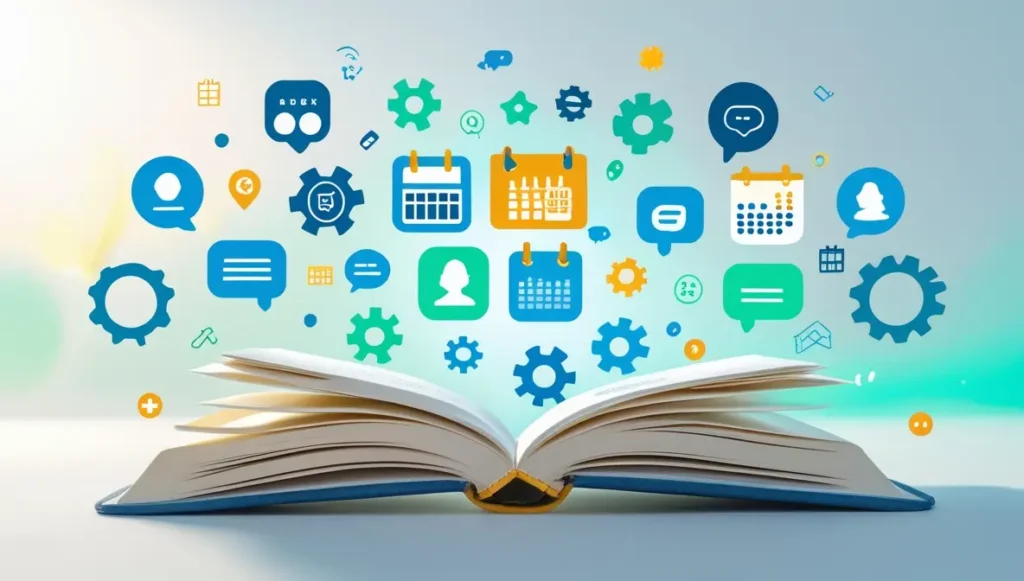 Infografía simbólica explicando qué es un asistente personal privado y sus principales funciones.
