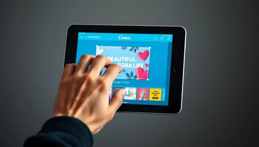  Herramientas de diseño online como Canva para crear gráficos.