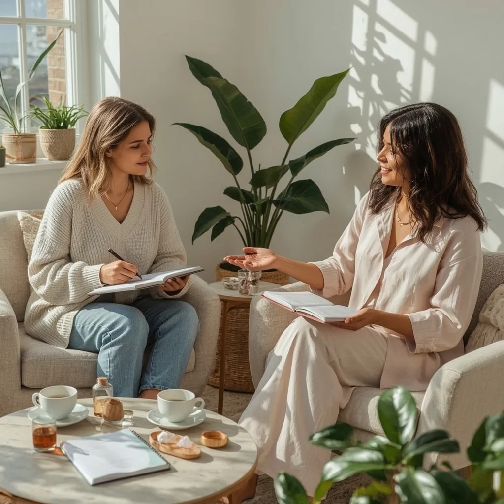 colaboración entre mujeres conscientes con branding holístico – branding consciente, asistencia virtual y marketing consciente